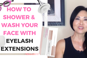 How to Wash your Face with Eyelash Extensions