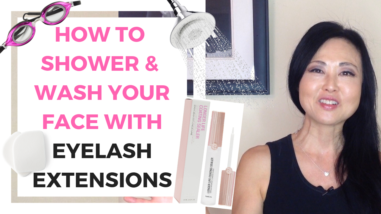 How to Shower and Wash Your Face with Eyelash